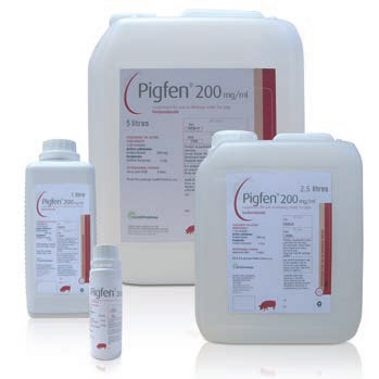 PIGFEN® 200 mg/ml Solutio oralis / ПИГФЕН® 200 mg/ml Суспензия за прилагане с водата за пиене при свине.